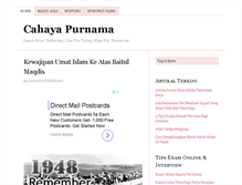 Tablet Screenshot of cahayapurnama.com